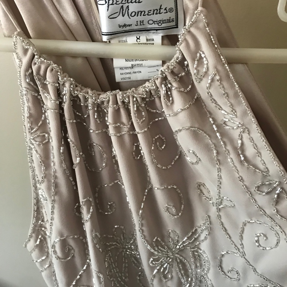 Classic Full length gown nude color classic size 8